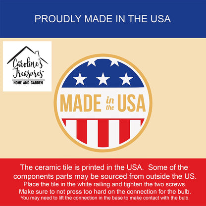 Japanese Chin Luau Ceramic Night Light Caroline's Treasures