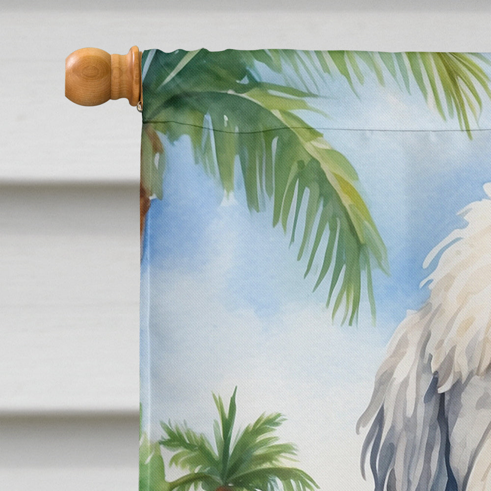 Komondor Luau House Flag Caroline's Treasures