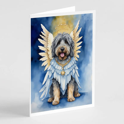 Bergamasco Sheepdog My Angel Greeting Cards Pack of 8-0