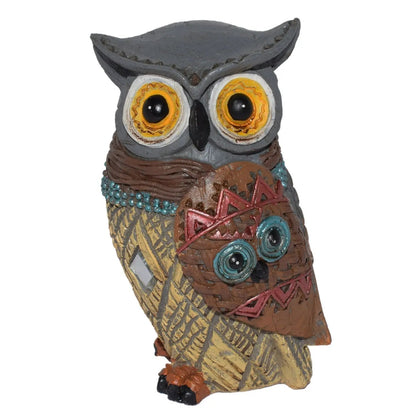 Polyresin Owl Home Decor Gift Set SAMA Homes