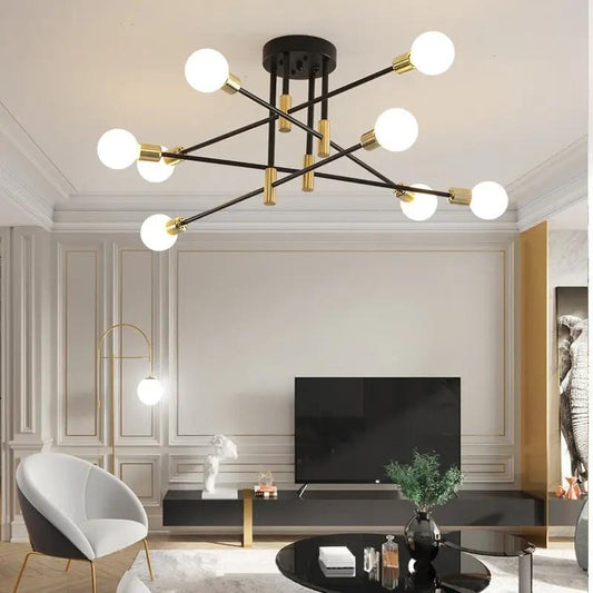 Modern Chandelier LED Ceiling Lamp Ai BlakHom