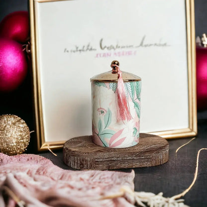 Vintage Floral Candle Set - Vivid Treasure Zone