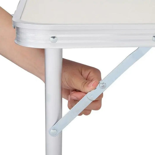 Multipurpose Indoor/Outdoor Lightweight Folding Table with Carry Handle FastFurnishings