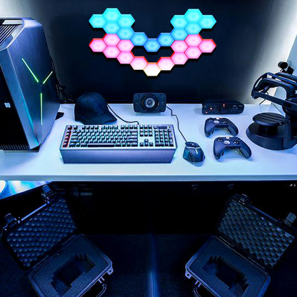 Touch Sensitive Modular Wall Lights, Honeycomb Lightings Lampdepot