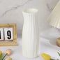 NNEOBA White Plastic Vase for Home and Wedding Decor NNEOBA