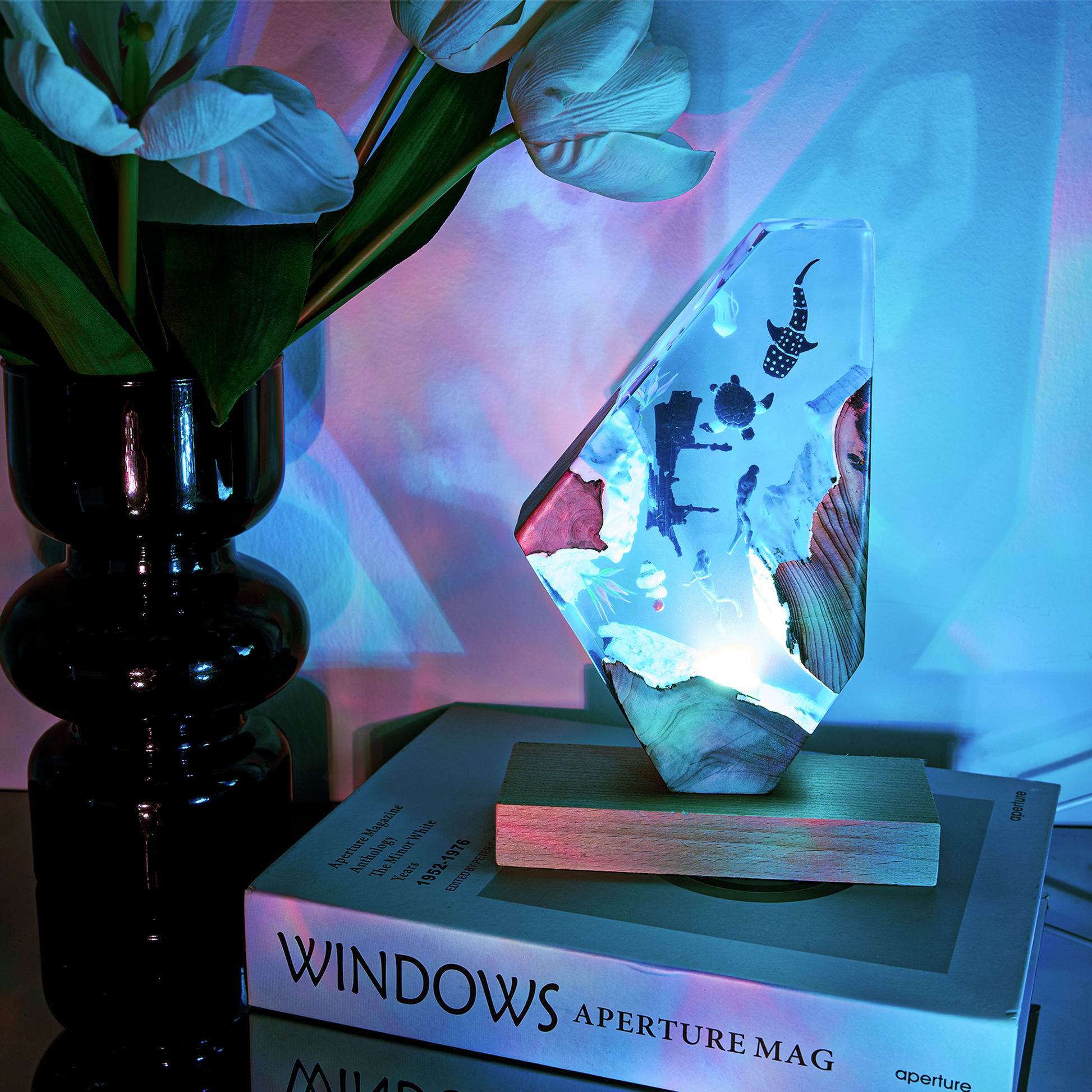 Shipwreck/Diver Resin Light Table Lamp Lampdepot