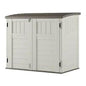 Outdoor 4-ft x 2-ft Locking Storage Shed with Easy Lift Lid-0