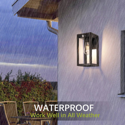 Solar Motion Sensor Wall Light 2 pack-2