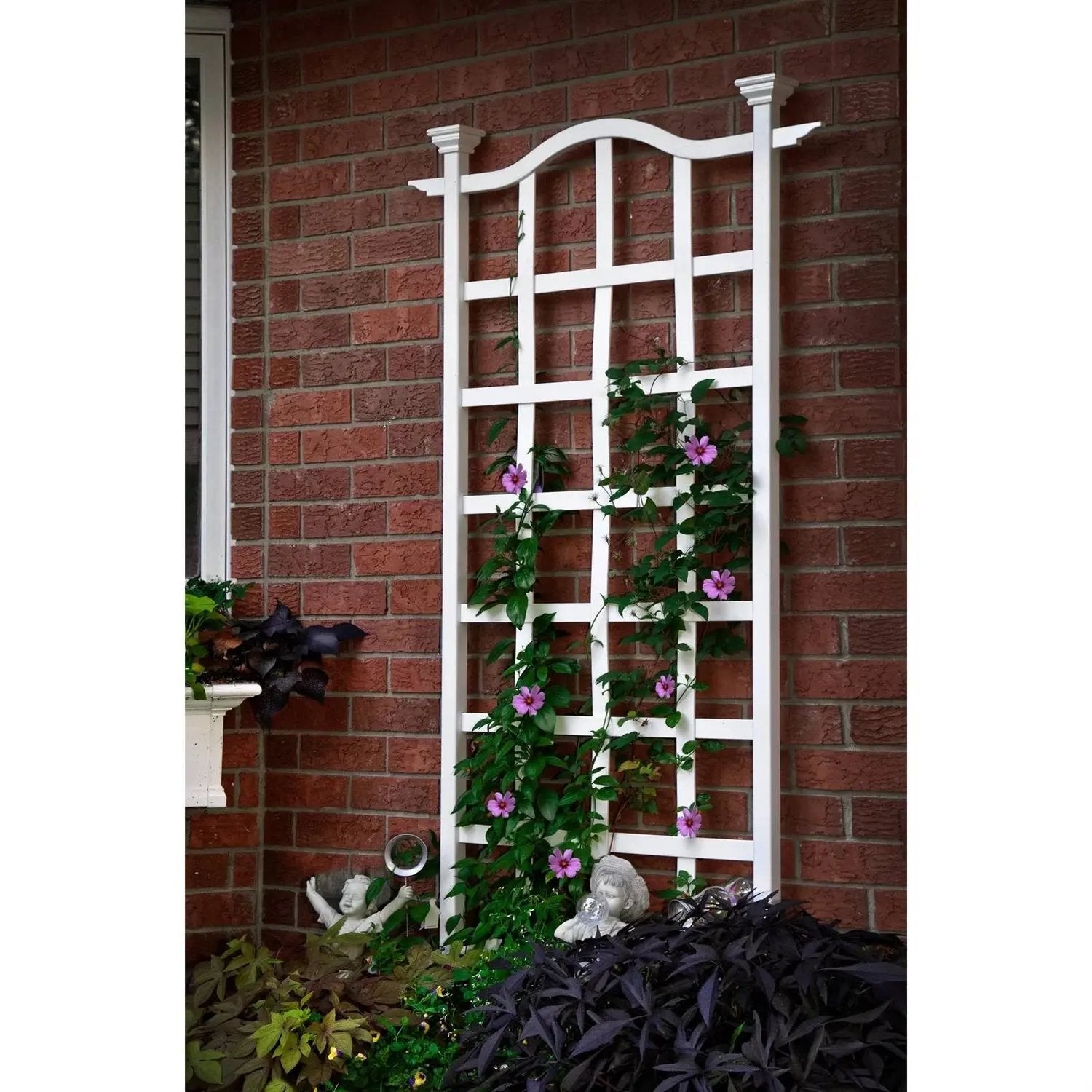 79-inch Outdoor Lattice Panel Garden Plant Trellis-0