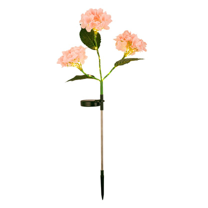 2Pcs Solar Hydrangea Pathway Light Lampdepot