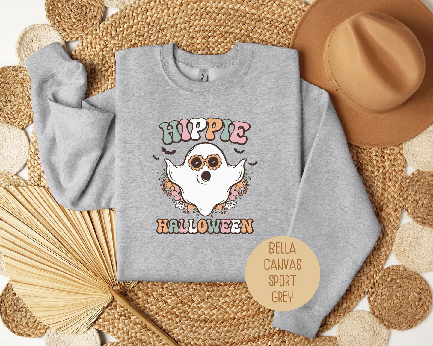 Hippie Halloween Sweatshirt Printify