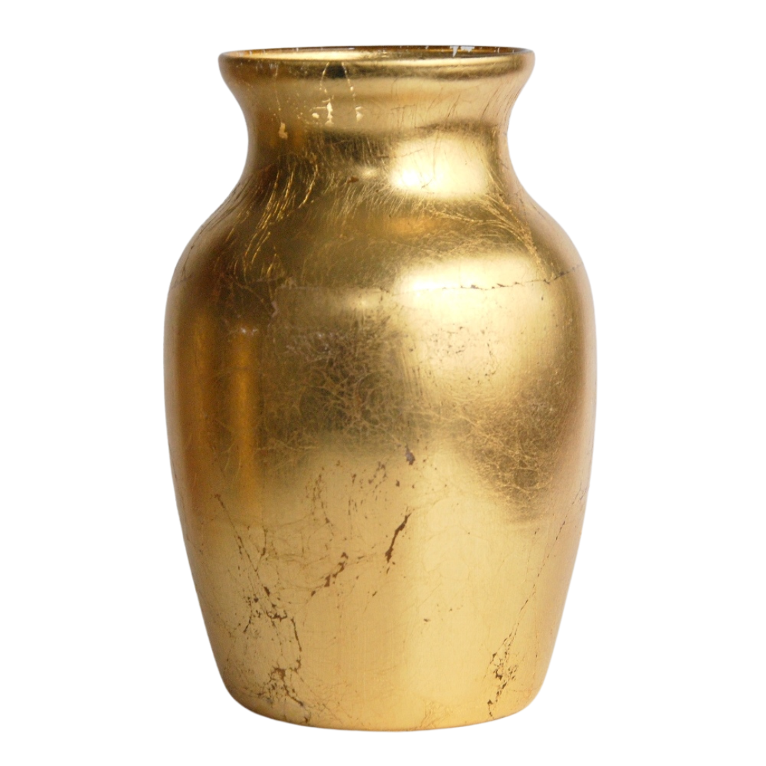Greek Style Gold Flower Vase M BlakHom
