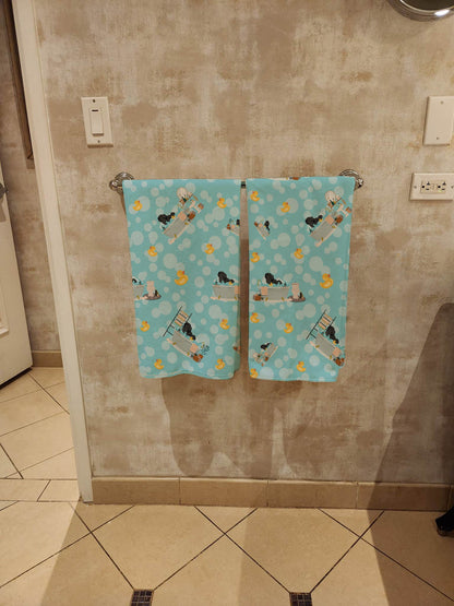 Black Pekingese Bath Towel Large Caroline's Treasures