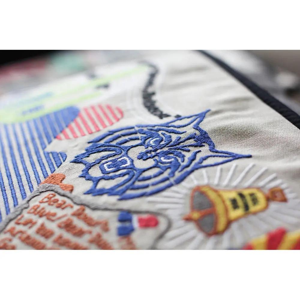 Arizona, University of Collegiate Hand-Embroidered Pillow CatStudio