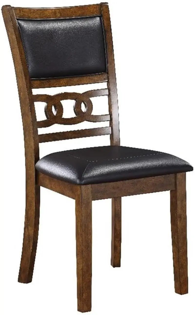 Gia Dining Chairs, Set of 2, Brown ShipItFurniture