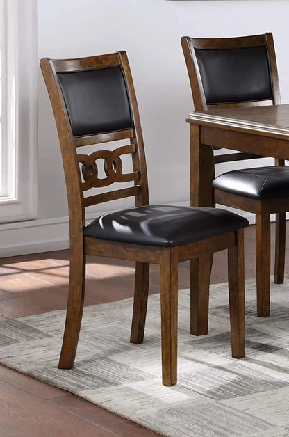Gia Dining Chairs, Set of 2, Brown ShipItFurniture