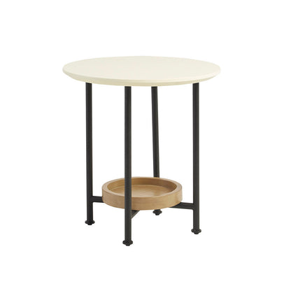 White/Natural End Table G-BlakHom