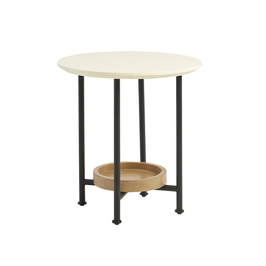 White/Natural End Table G-BlakHom