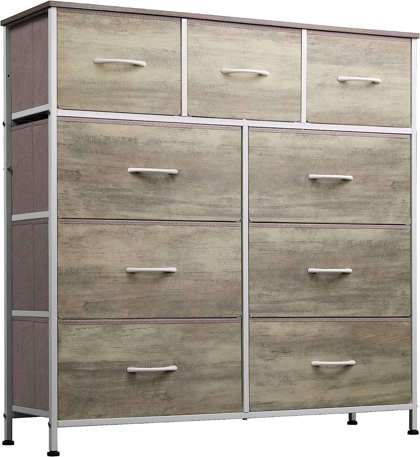 Sonoma White 6 Drawer Double Dresser ShipItFurniture