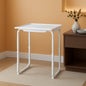 Adjustable TV Tray Table - TV Dinner Tray on Bed & Sofa, Comfortable Folding Table with 6 Height & 3 Tilt Angle Adjustments (White) ShipItFurniture