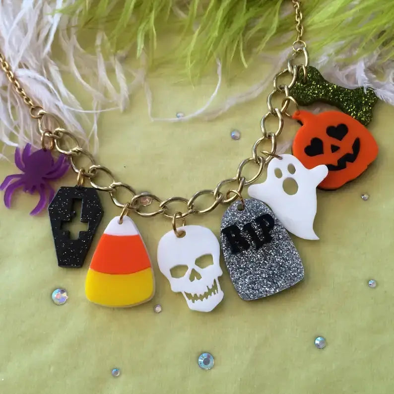 Halloween Charm Necklace I'm Your Present