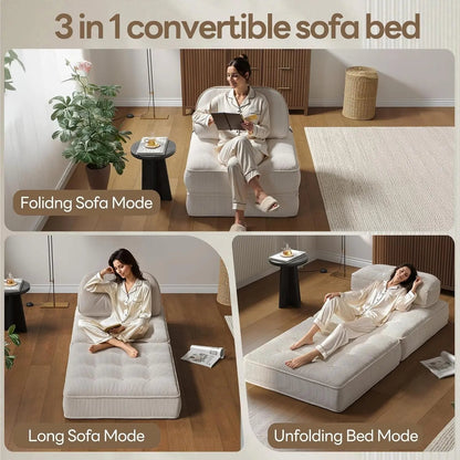 Folding Sofa Bed with Pillow for Comfy Lounge ShipItFurniture