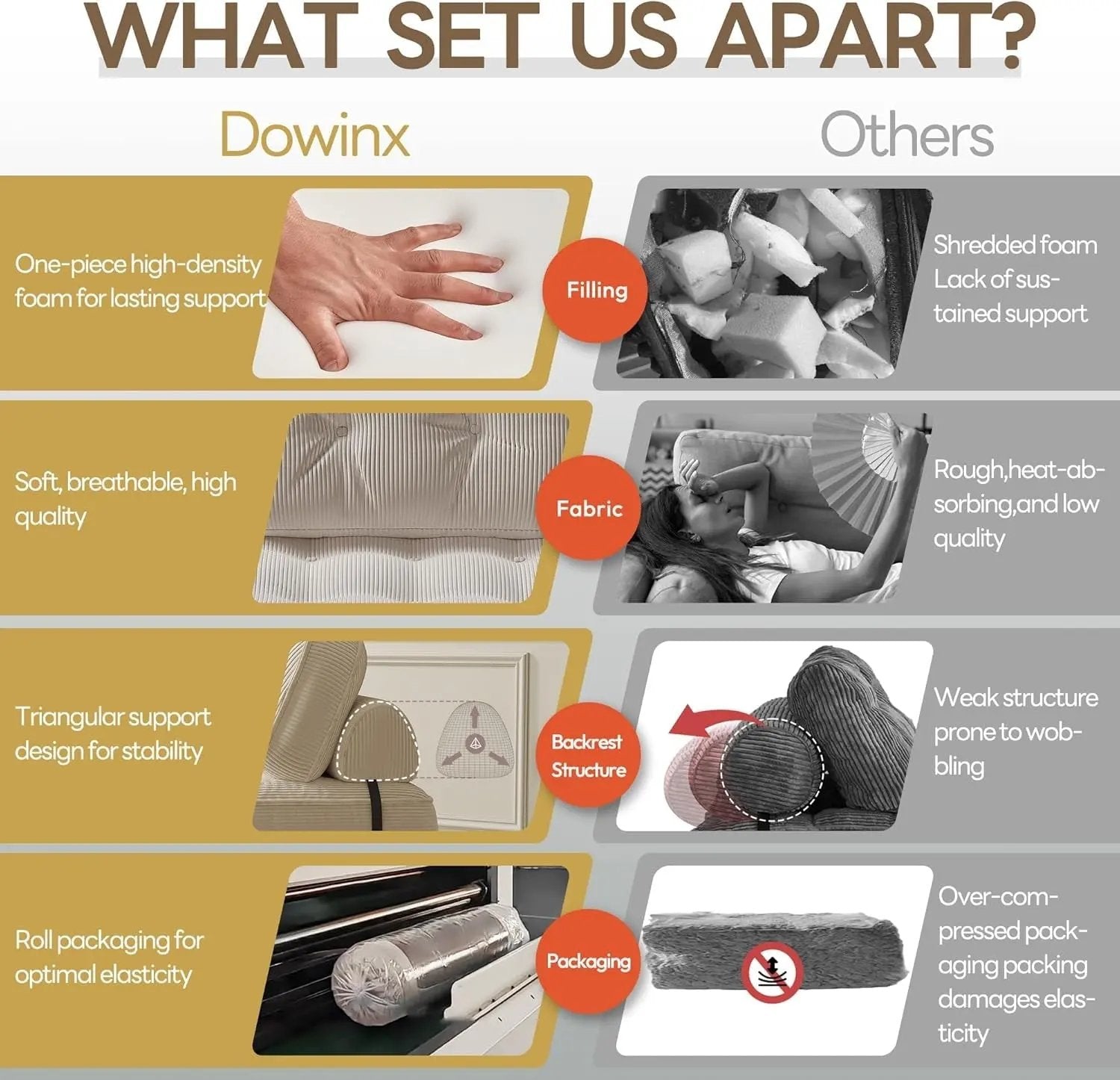 Folding Sofa Bed with Pillow for Comfy Lounge ShipItFurniture