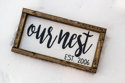 Our Nest Sign-2