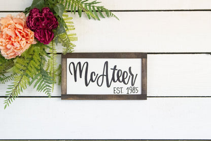 Family Name + Established Date The McGarvey Workshop