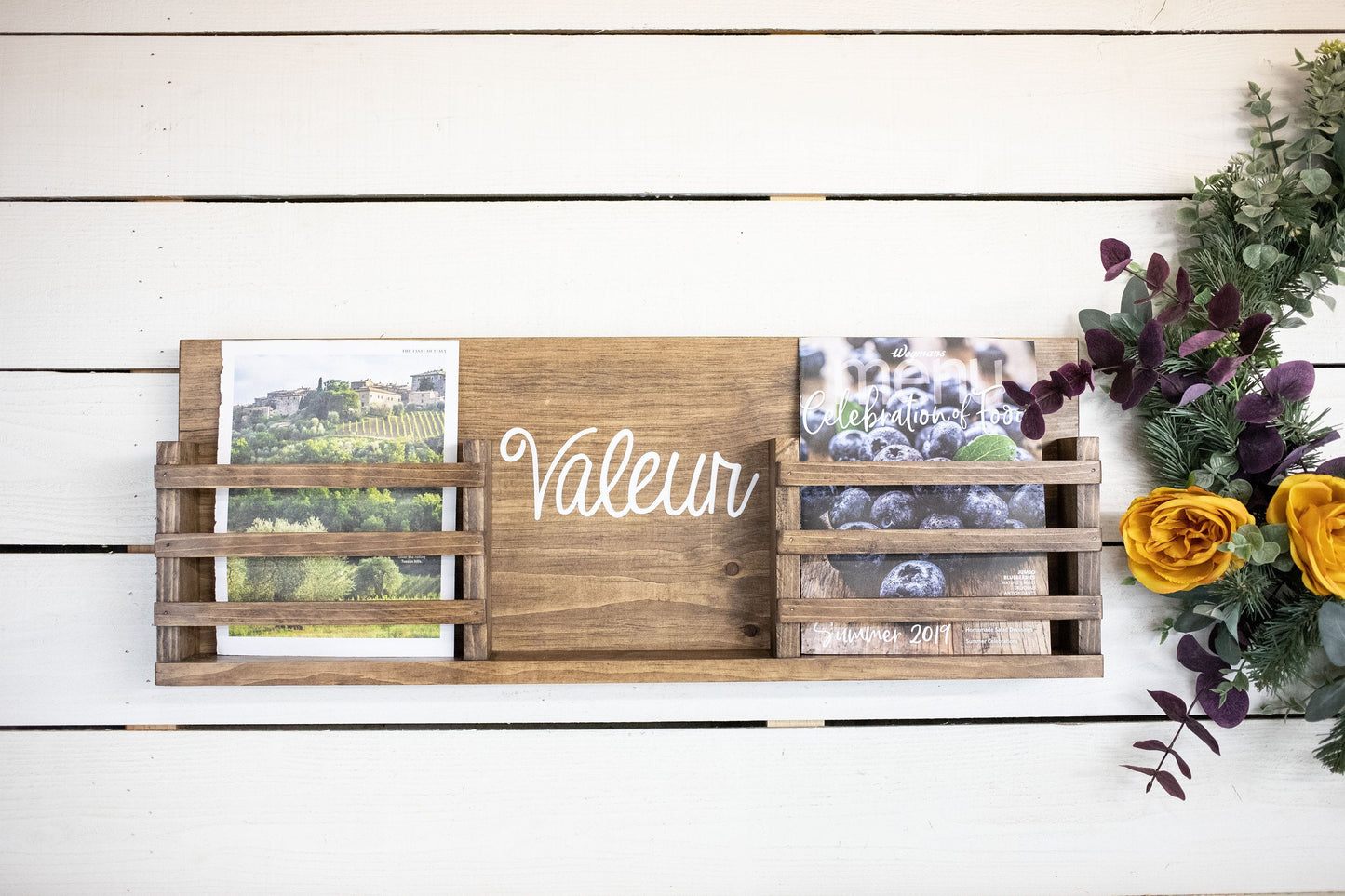 Wall Mount Mail Organizer with Small Shelf The McGarvey Workshop