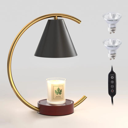 Dimmable Electric Candle Warmer with Timer and Bulbs Lampdepot