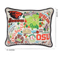Oregon State University Collegiate Embroidered Pillow by CatStudio CatStudio