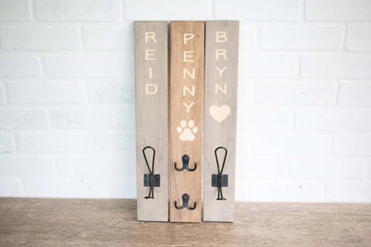 Customizable Coat Hook, Personalized Leash Holder, Engraved Backpack Hook-2
