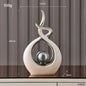 Abstract Sculpture Ceramic Statue Home Décor Figurines Ai BlakHom
